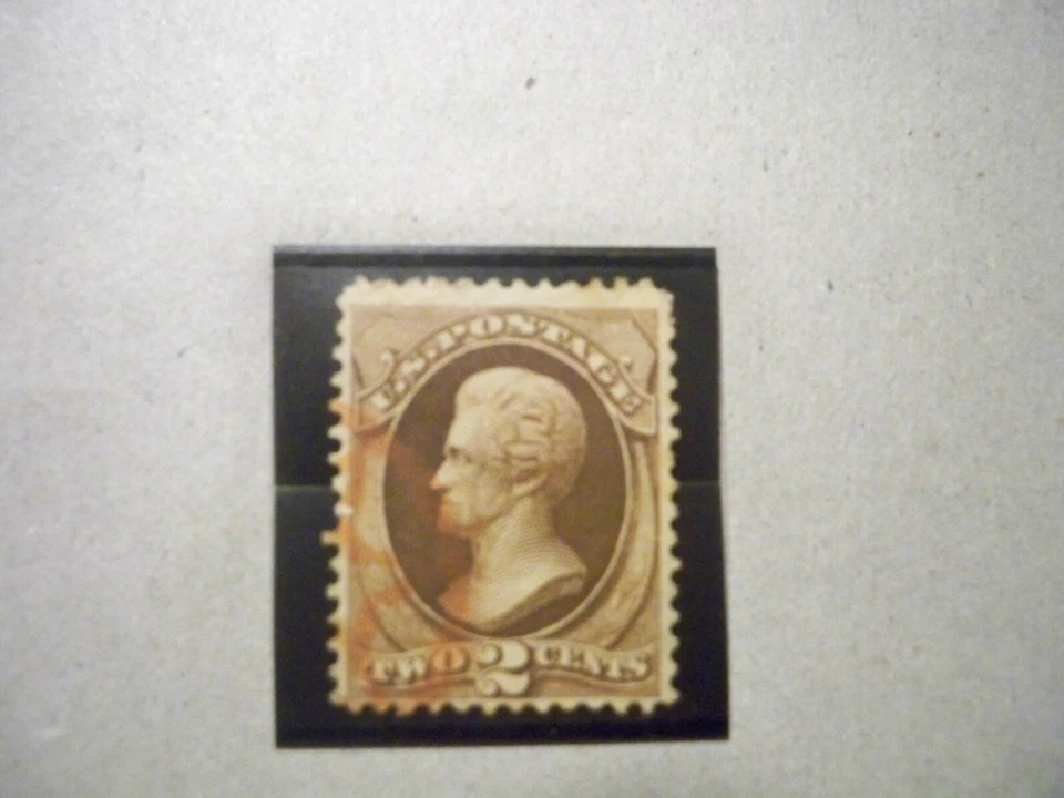 USA Used, 1870-71 Issue, Scot#146, 2 Cent Jackson, W/o Grill, Perf 12 - Image 1 of 1