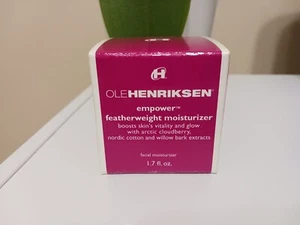 AUTÉNTICA Crema Hidratante Peso Pluma Ole Henriksen EMPOWER 1.7oz/50ml Nueva en Caja Sellada - Imagen 1 de 5