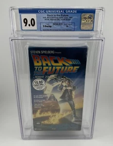 Back to the Future (1991) VHS - New Sealed Sticker Watermark Graded CGC 9.0 A+ - Picture 1 of 12