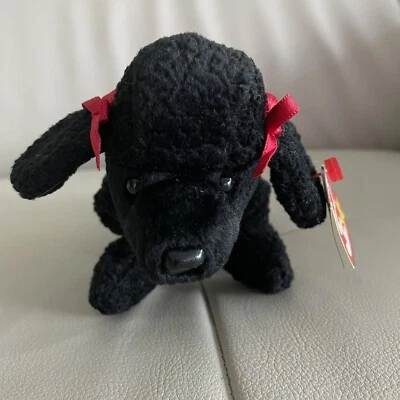 Original Ty Beanie Babies GIGI The Poodle Dog Style 4191 1997 Foto 1 de 4