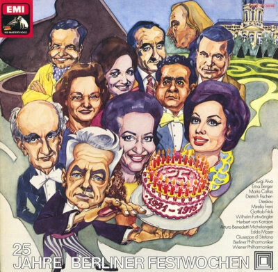 ELECTROLA 2LP 25 Years of Berlin Music Festival FURTWANGLER BERGER CALLAS FRENI - Image 1 of 3