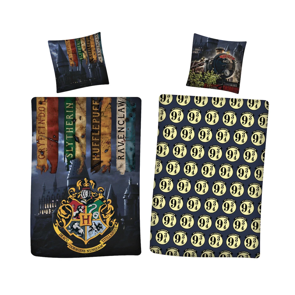 Harry Potter Copripiumino letto reversibile 90 cm Warner Bros.