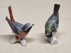 Pair of China Goebel 3.75 Inch High Wild Country Birds in Full Colour - Picture 1 of 10