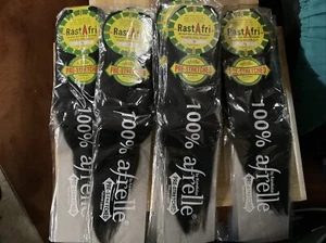 RastAfri PreStretched Freed'm Silky Braid Braiding Hair Color 1B - Picture 1 of 3