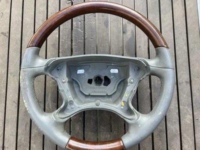 03-09 Volante Mercedes R230 SL500 CLK320 CLK500 madera de nogal gris OEM Foto 1 de 4