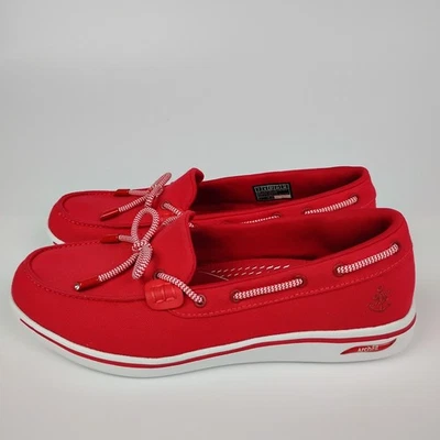 Zapatos sin cordones para barco Skechers Arch Fit Uplift Laguna para mujer talla 7 rojo arco de ancla Foto 1 de 4