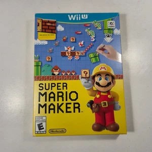 *BOX DAMAGE* Super Mario Maker (Wii U, 2015) Complete w/Idea Book CIB - Bild 1 von 7