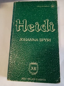 Vintage Heidi Best Seller Classics by Johanna Spyri Book Paperback I10 - Foto 1 di 1