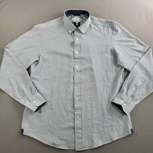Camisa clásica de manga larga elástica de 4 vías de calidad International Report para hombre talla L - Imagen 1 de 8