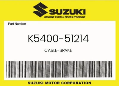 Cable-freno genuino Suzuki - K5400-51214 Foto 1 de 4