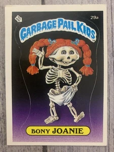 Garbage Pail Kids OS1 GPK 1st Series Bony Joanie Card 29a Matte - Picture 1 of 3
