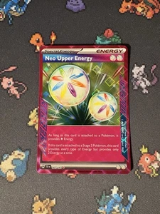 Pokémon Cards Neo Upper Energy 162/162 Rare Ace Spec Temporal Forces - (NM) #2 - Picture 1 of 3