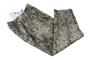 Cropped Capri Hose Schlangenleder Print Gr. 10 Seitenreißverschluss Stretch Baumwolle Pursuits Ltd. - Bild 1 von 12