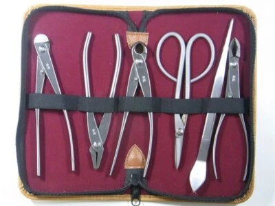 Juego de herramientas Kaneshin Bonsai 6 piezas para bonsái pequeño No.175AS nuevo de Japón Foto 1 de 4