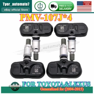 4x TPMS TIRE PRESSURE SENSOR For Toyota Camry Highlander Avalon Prius 2007-2015 - Picture 1 of 6