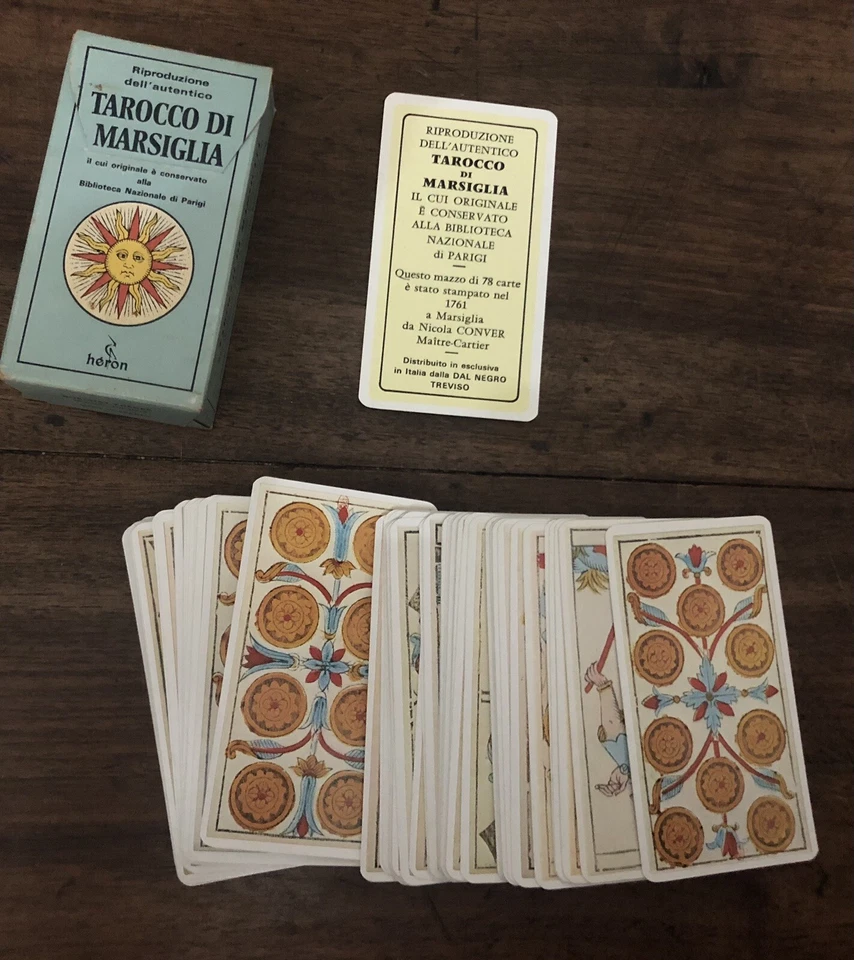 Mazzo  Carte Tarocco Di  Marsiglia - Immagine 1 di 1