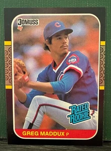 Donruss #36 Greg Maddux 1987 clasificación novato - Imagen 1 de 2