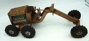 STRUCTO ROAD GRADER PRESSED STEEL EARTH MOVER CONSTRUCTION TOY 1950s for Parts - Picture 1 of 10