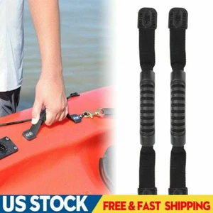 2x Maniglie di Trasporto Montaggio Laterale Bagagli Barca in Gomma per Kayak Canoa Barca Hot - Foto 1 di 12