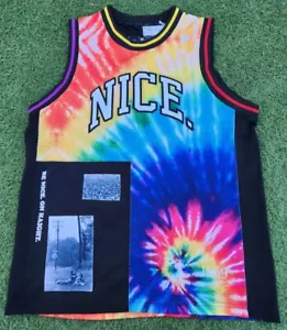NICE Woodstock Mens Small Mesh Jersey Multicolor 50th Anniversary NWT Deadstock - Picture 1 of 10