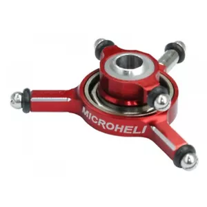 Microheli Precision CNC Aluminum Swashplate (RED) - T-REX 150 DFC - Picture 1 of 3