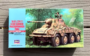 HASEGAWA 1/72 WW II GERMAN SD.KPFW. 234/2 PUMA 8 RAD SCHWERE MODEL KIT 31152 NIB - Picture 1 of 5