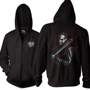 Herren Hoodie Kapuzen Zipper Saviors Negan Walking Rick Lucille Dead NS11217ZP - Picture 1 of 1