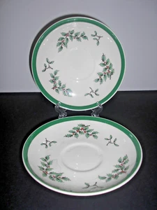 Platillos para Árbol de Navidad Spode (2) - S3324-U Hecho en Inglaterra - ¡NUEVO! ¡HAZ OFERTA! - Imagen 1 de 2
