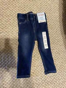 Girls Stretchy Mid-rise Jeggings Comfort Fit With Pockets - Cat & Jack 18 mo - Picture 1 of 1