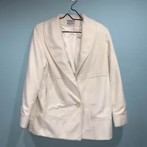 Wellington Fashions Kashmiracle Womens Coat Faux Cashmere Size M Union Made USA - Picture 1 of 7