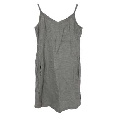 Mini Vestido Pullover Eileen Fisher Gris/Plateado  Foto 1 de 4