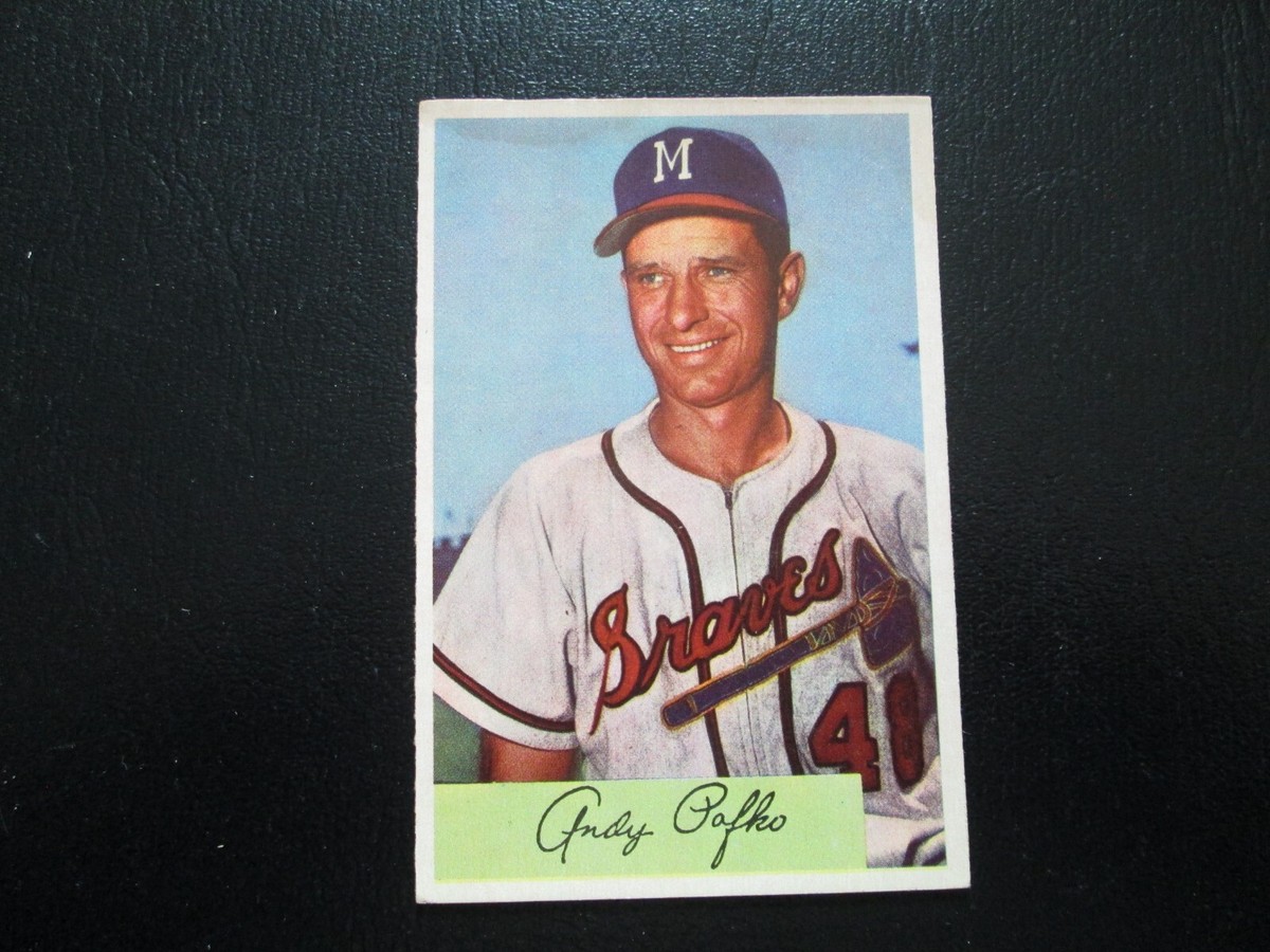 ゲームセンター・ゲームカード ANDY PAFKO 1956 TOPPS #312 PSA 8(OC) ゲームセンター・ゲームカード ANDY PAFKO 1956 TOPPS #312 PSA