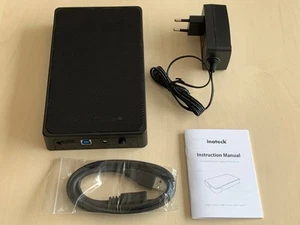 Inateck SA01003 Toolfree 3,5" External HDD Enclosure; Festplattengehäuse; Mesh - Bild 1 von 5