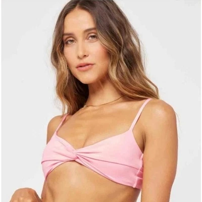 L*Space Ringo Bikini Top in Pink Size Small NWT - Image 1 of 4