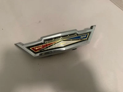 Ford Galaxie 1963 capó liberación mango parrilla adorno cromo nuevo inserto Foto 1 de 4