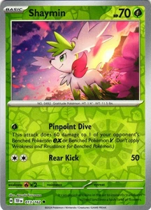 Shaymin Uncommon Reverse Holo SV05: Temporal Forces 013/162 NM - Picture 1 of 2