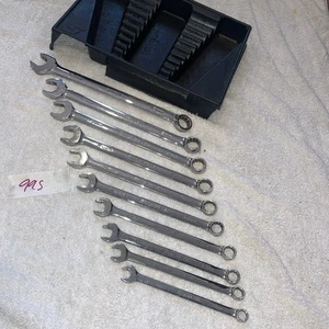 Snap On 10 Pc. 12 Pt. Flank Drive Plus Metric Comb. Set 10-19 SOEXM710 NICCEEE - Picture 1 of 8