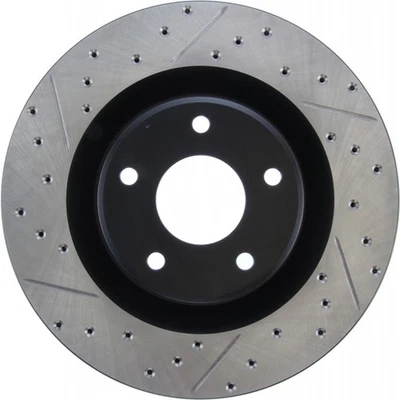 StopTech For Cadillac XLR 2005-2007 Brake Rotors Slotted Front Passenger Side — 第 1/4 张图片