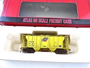 HO Atlas 1809 Pro Weathered PS-2 C&NW 2 Bay Covered Hopper Boxed Low Ship - Picture 1 of 7