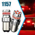 2x 1157 Red LED Bulb Car Tail Stop Brake Turn Signal Light 2057 2357 7528 BAY15D Ford Lobo