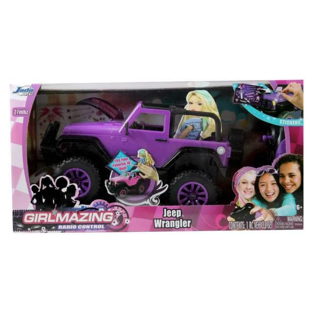 Jada Toys GIRLMAZING Big Foot Jeep - Purple