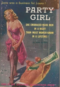 Nightstand Books NB 1509 Party Girl by Don Elliott Robert Silverberg Vintage - Picture 1 of 2