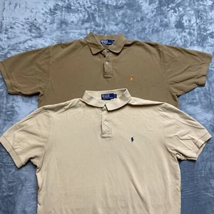 Paket Ralph Lauren Polo Pony Poloshirt Herren XL Braun Kurzarm - Bild 1 von 15