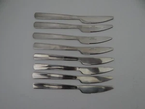 IKEA Stainless Steel Serrated Knives Set of 8 Flat Tip - Picture 1 of 5