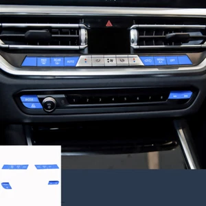 11x Copritasto AC Anteriore Auto Blu per BMW 3 G20 4 G22 1 F40 - Foto 1 di 1
