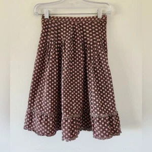 JACADI | Corduroy skirt jelly fish brown pink girls sz 12 - Picture 1 of 4