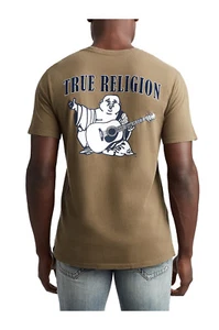 True Religion Men's T-Shirt Buddha Classic Logo Graphic Short Sleeve Tee - Picture 1 of 51