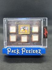 2021 LEAF ART OF SPORT ENCASED RICKEY HENDERSON GAME USED 5 RELIC CARD #19/30