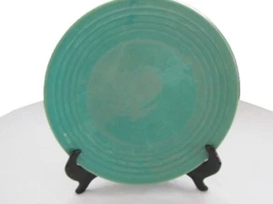 VINTAGE BAUER FIRST PERIOD GREEN 11" DINNER PLATE - Picture 1 of 3