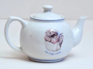 Beatrix Potter Miniature Teapot Mrs Tiggywinkle - Picture 1 of 3